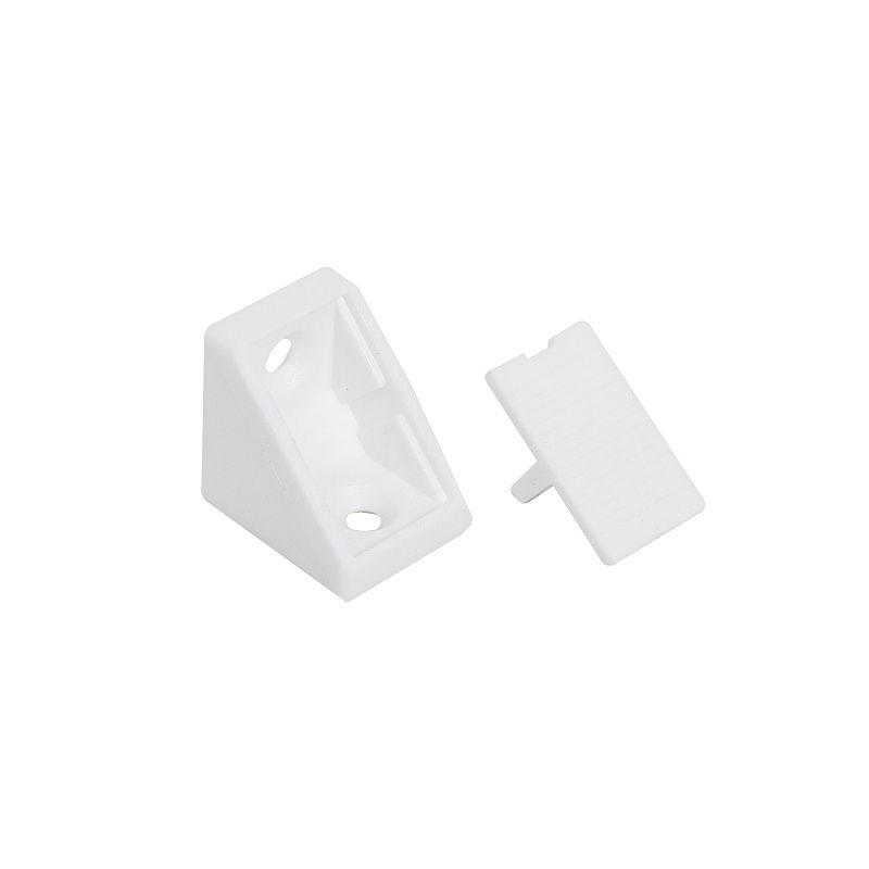 Уголок пластиковый одинарный P белый, 01, уп/100шт, РП PL 16122