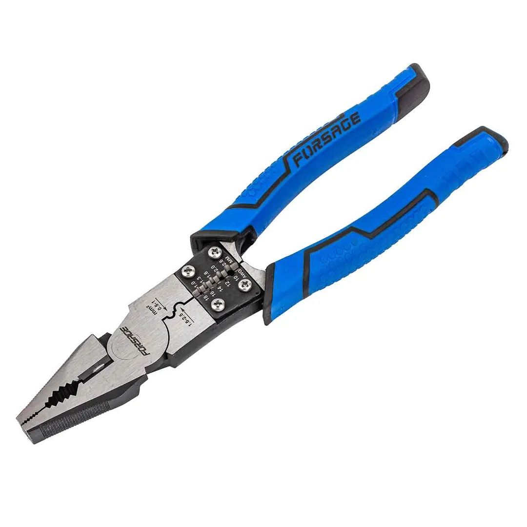 Плоскогубцы комбинированные для снятия изоляции 215 мм Forsage F-611M215