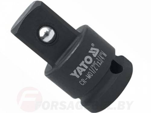 Адаптер ударный 1/2''Fx3/4''М L48 мм. CrMo Yato YT-1067