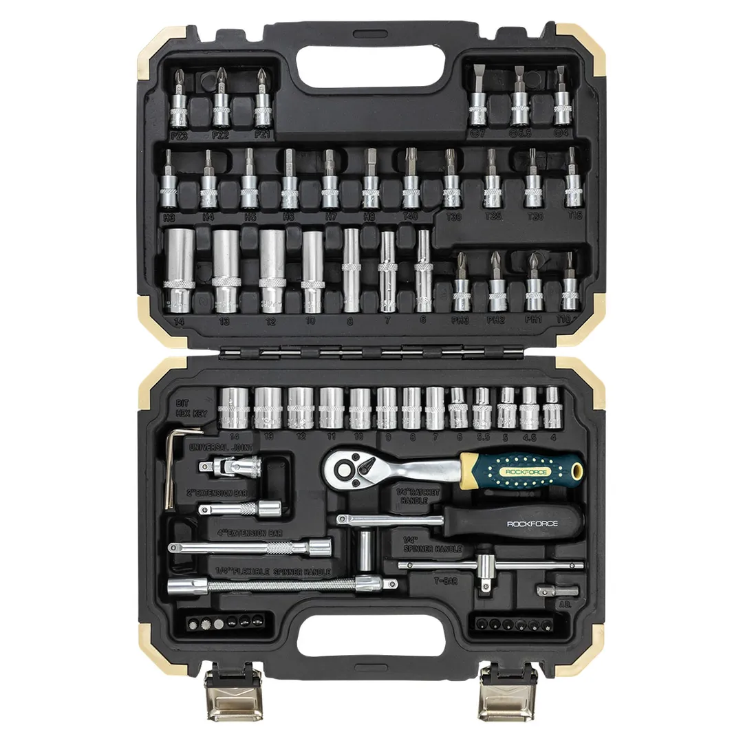 Набор инструментов 66 пр 1/4'' 6-гр RockForce RF LIGHT-2661-5