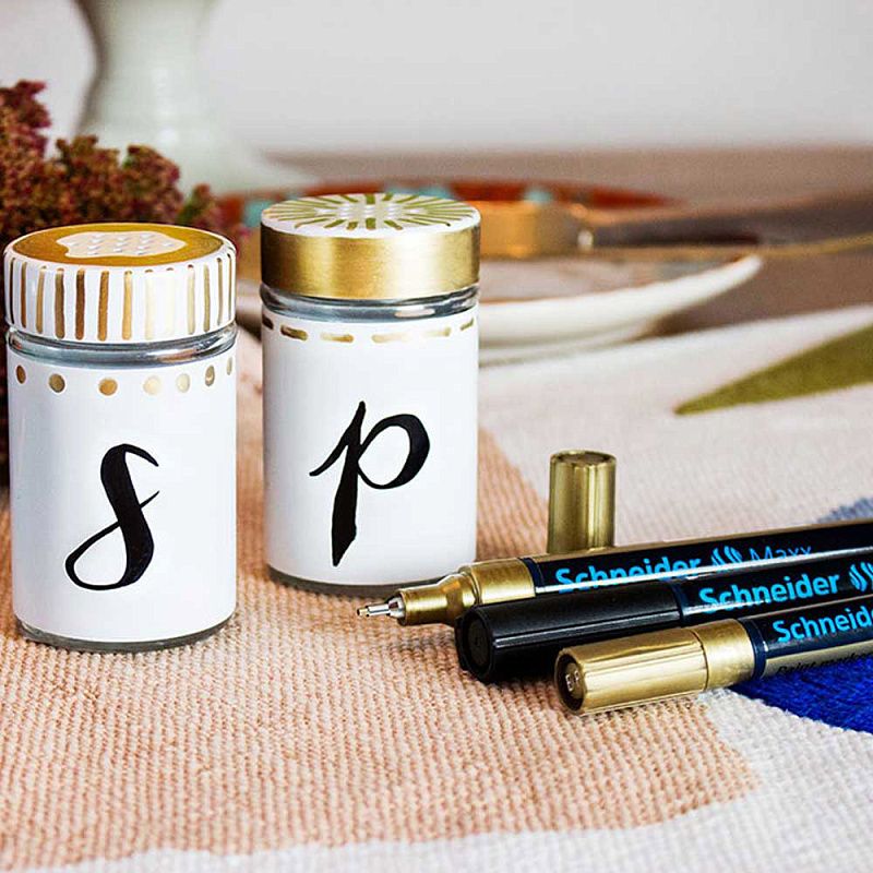 Маркер перманентный на нитрокраске "Schneider Maxx 278", белый