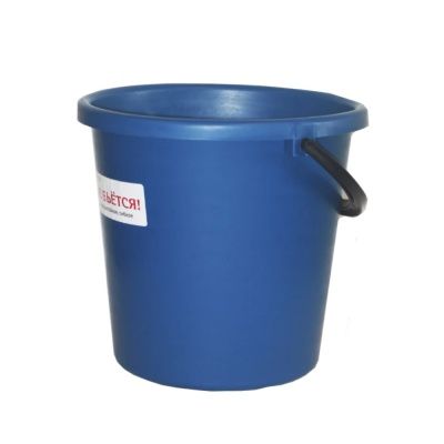 Ведро "ЗИМА" 10 л, синий