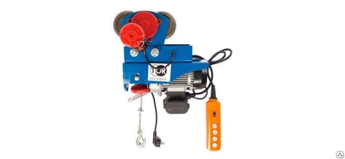 Таль электрическая с тележкой PA 600/1200 кг 20/10 м (серия T) TOR 1049431
