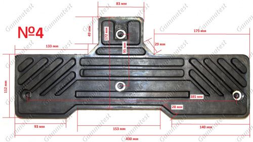 Накладка резиновая на отжим колеса для LC885 HOREX HZ 08.300.030