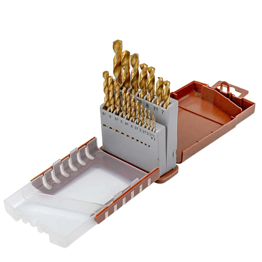 Набор сверл по металлу 19 пр, 1-10 мм FORSTIME FT-924U19