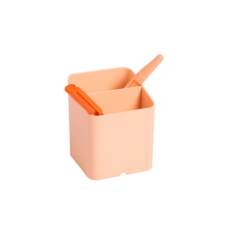 Подставка для канцелярских мелочей "Aquarel", коралловый