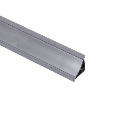 Плинтус ПВХ узкий к столешнику 494 металлик (203) (1шт=3м.п.) THERMOPLAST 9651