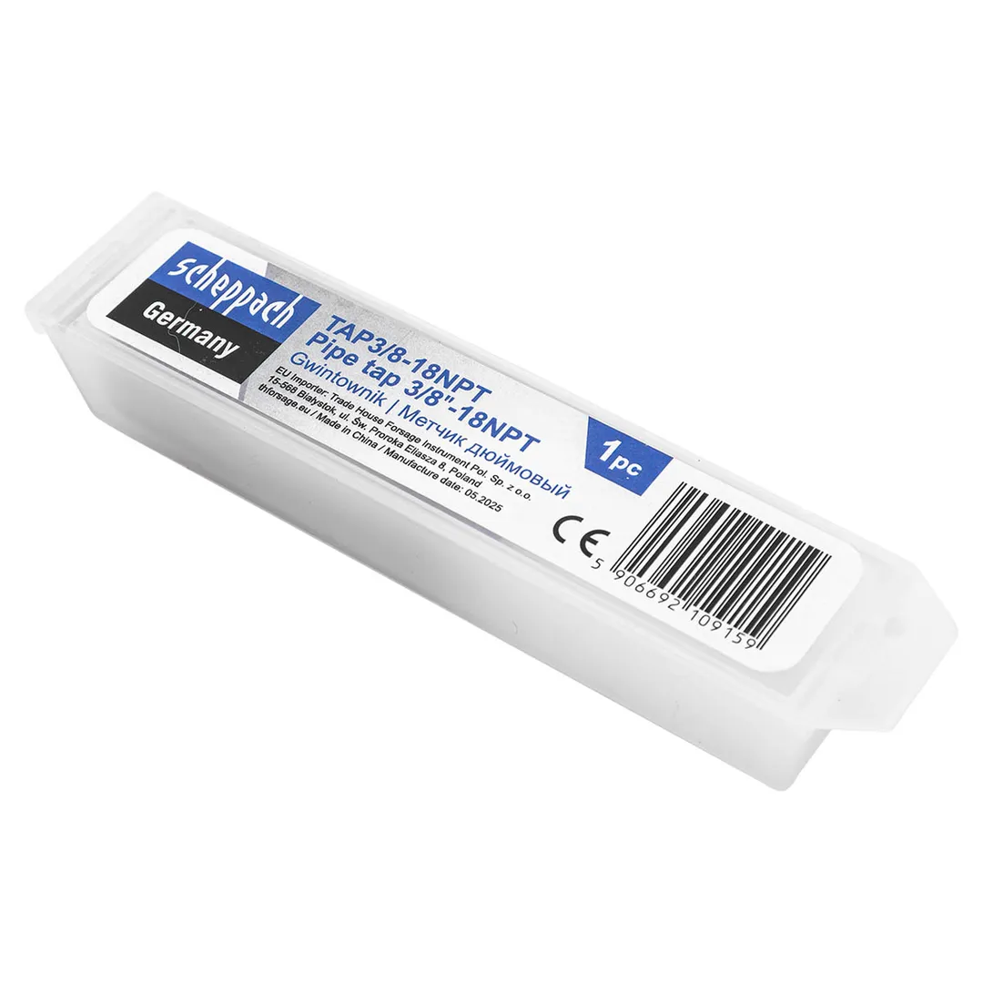 Метчик 3/8-18NPT дюйм. Scheppach Sch-TAP3/8-18NPT