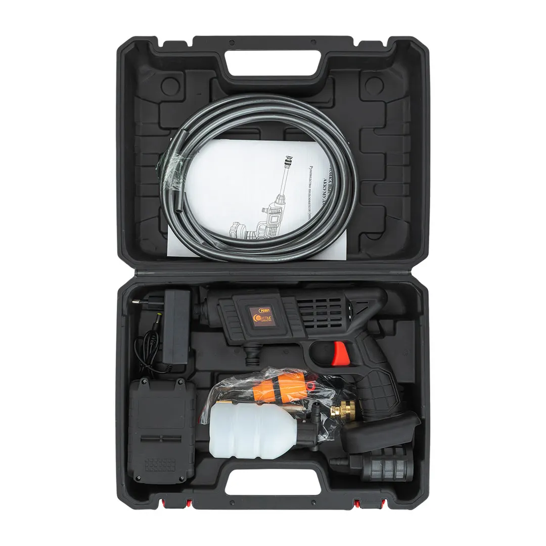 Мойка высокого давления аккумуляторная 24В, 2,8 л/мин, 15 бар FORSTIME FT-PG001