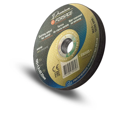 Круг отрезной по металлу 125x1,2x22,2 мм, 10 шт Forsage F-CW505 PREMIUM[10шт к-т]