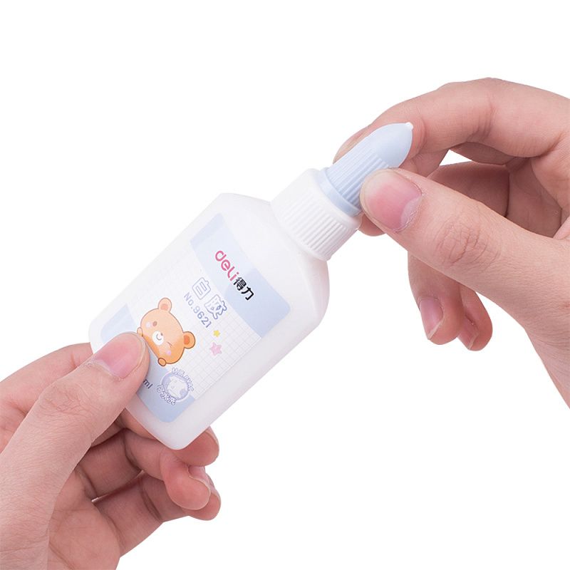 Клей ПВА Deli "Macaron", 40 мл, ассорти