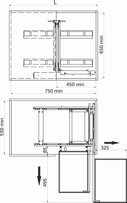 Магический угол 900 FOCUS, графит PRIME by AKS 114073