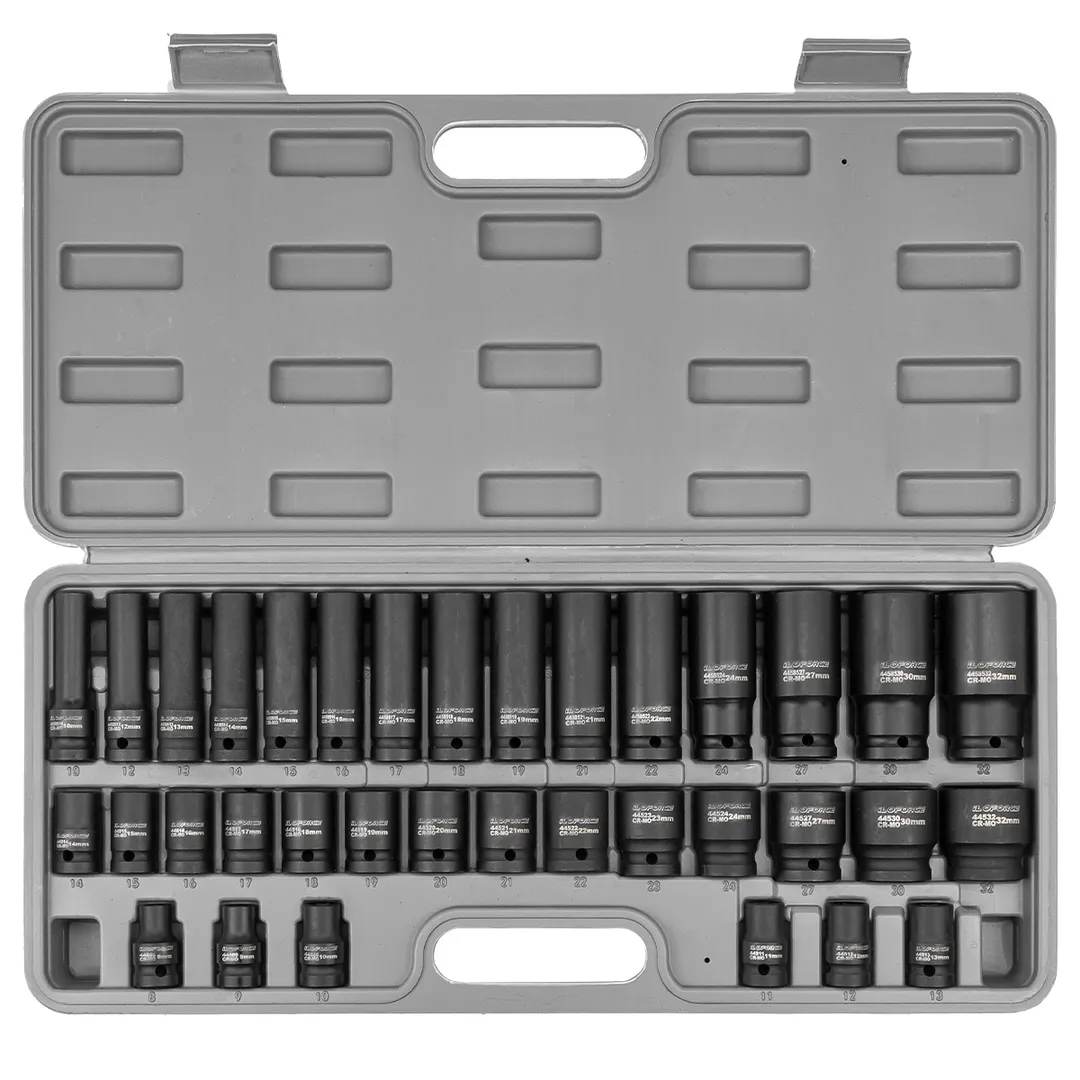 Набор ударных головок 10-32 мм 35 пр, 1/2'' 6-гр ILOforce IF-4353-5K