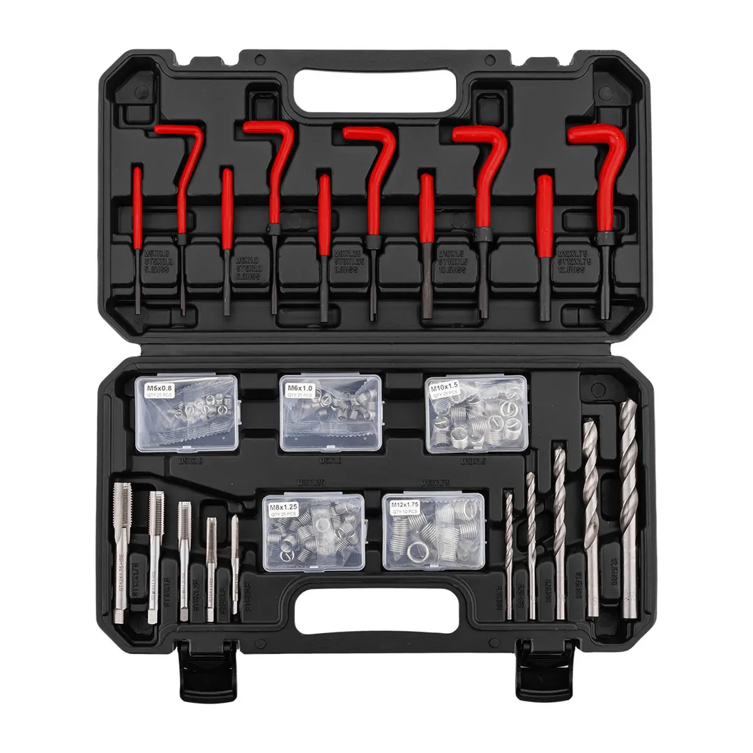 Набор приспособлений и футорок для восстановления резьбы 131 пр FORSTIME FT-9131U1