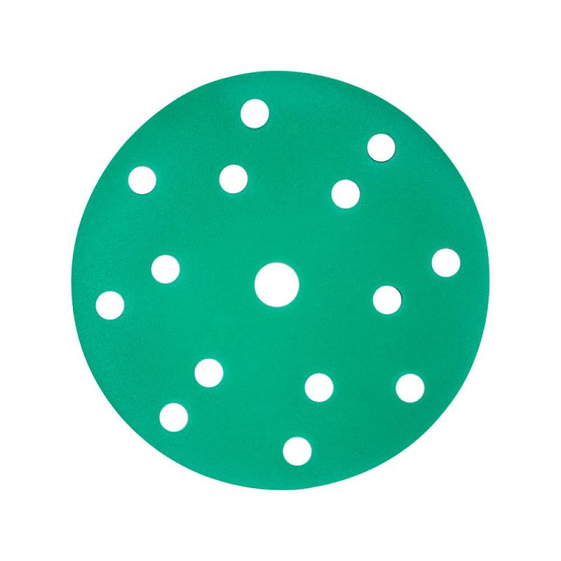 Круг шлифовальный Ø150 мм 15 отверстий P100 (цирконий на пленке) Horex GTA203T100