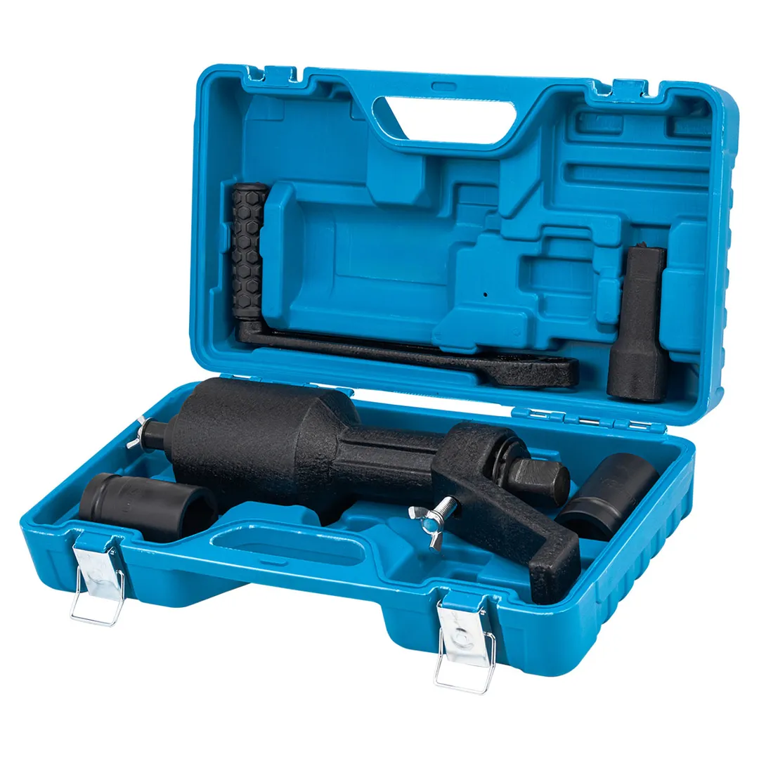 Гайковерт ручной с редуктором 1:1/1:3/1:58, 5800 Н/м, 1", головки 32, 33 мм, L330 мм Forsage F-3411393