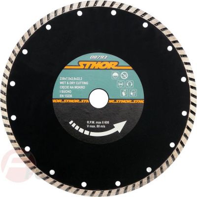 Круг алмазный 115x22,2 мм турбо Sthor 08790