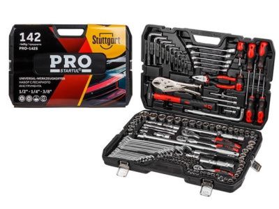 Набор инструментов 142 пр. 6- гр. PRO STARTUL PRO-142S