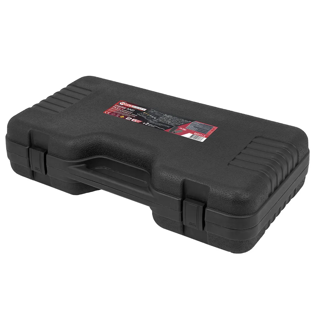 Набор инструментов для замены сайлентблоков, втулок и подшипников 26+2 пр. ForceKraft FK-933T1+2