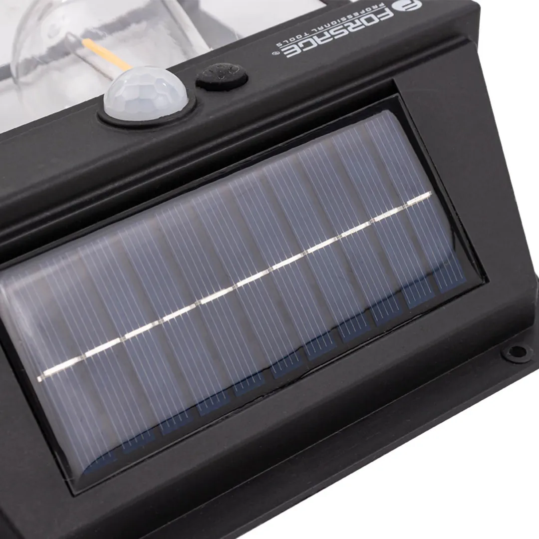 Светильник светодиодный на солнечной батарее с датчиком движения 1200мАч, 60Лм, 2 шт. LED Forsage F-WL6007