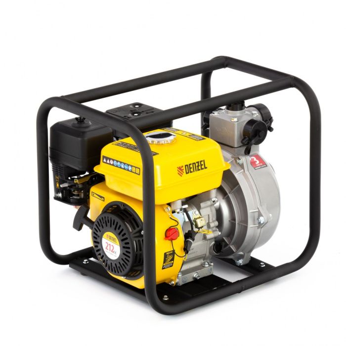 Мотопомпа бензиновая высоконапорная PX-50H, 7 л.с, 2'', 600 л/мин, глубина 8 м, напор 65 м Denzel 99203