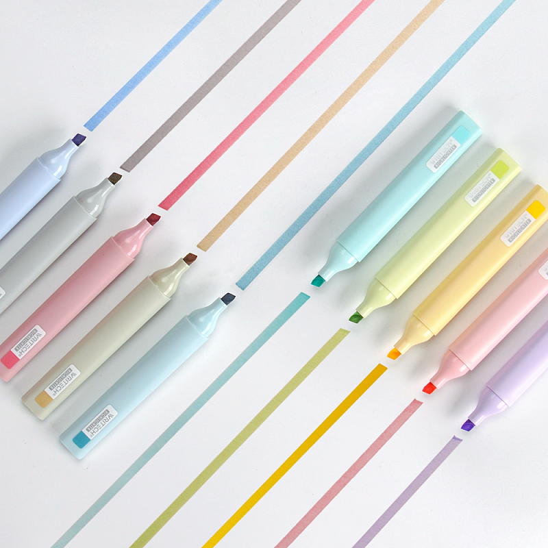 Маркер текстовый "Cute", пастельно желтый