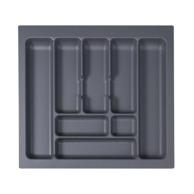 Вкладыш 60/490 шуфлядный пластиковый COMFORT графит (535*490) (толщина 2мм) PL 105156