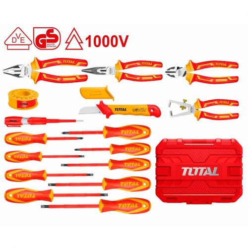 Набор инструментов диэлектрических 16 пр. TOTAL THKITH1601