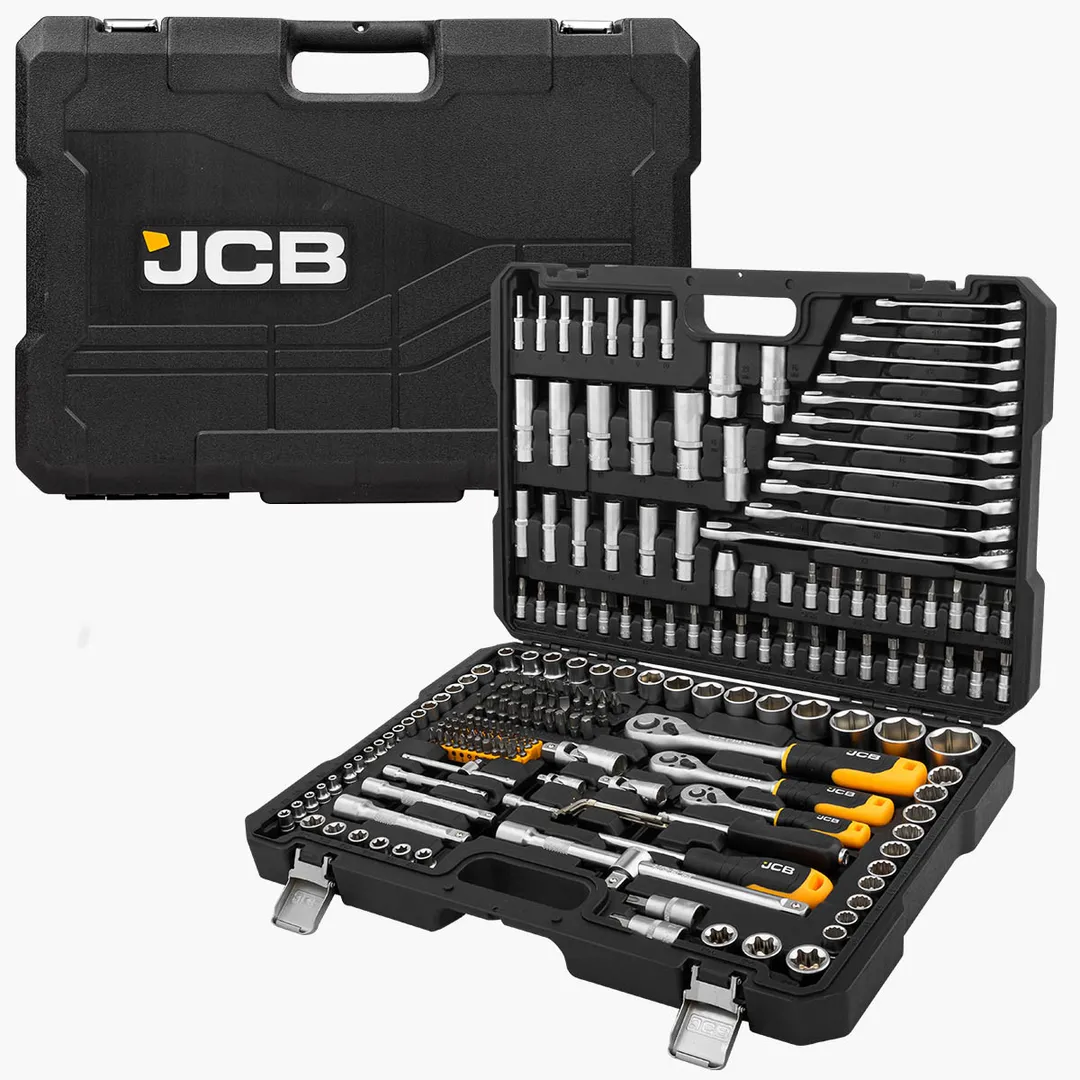 Набор инструментов 216 пр. 1/4''&3/8"&1/2'' 6-гр JCB JCB-38841