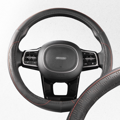 Оплетка экокожа M Art- Черная SKYWAY S01102346