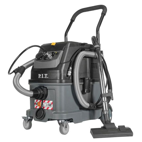 Пылесос строительный электрич. ULTRA, 1600Вт, розетка 2кВт, коннектор, 40л, сух/мокр PIT PVC40-C