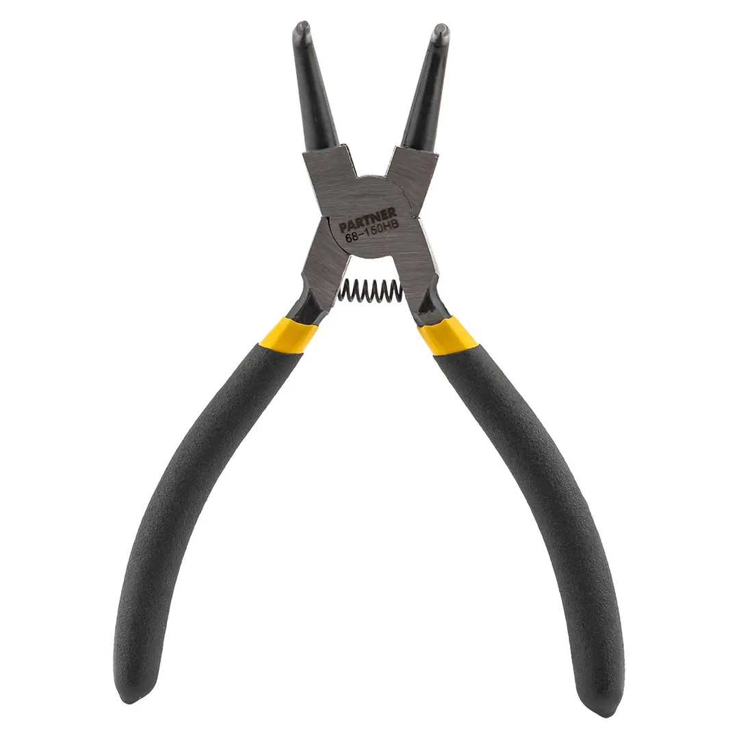 Съемник стопорных колец гнутый 90°, на сжим, 150 мм Partner PA-68-150HB