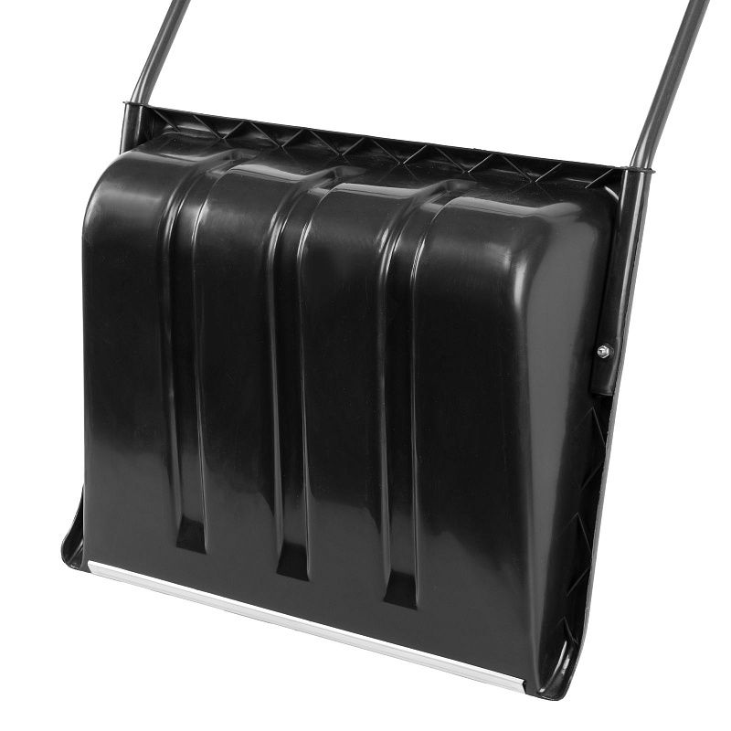 Движок для уборки снега пластиковый, 570 х 470 х 1300 мм, стальная рукоятка, Сибртех 615925