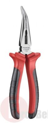 Длинногубцы 200 мм изогнутые Force 610B200B