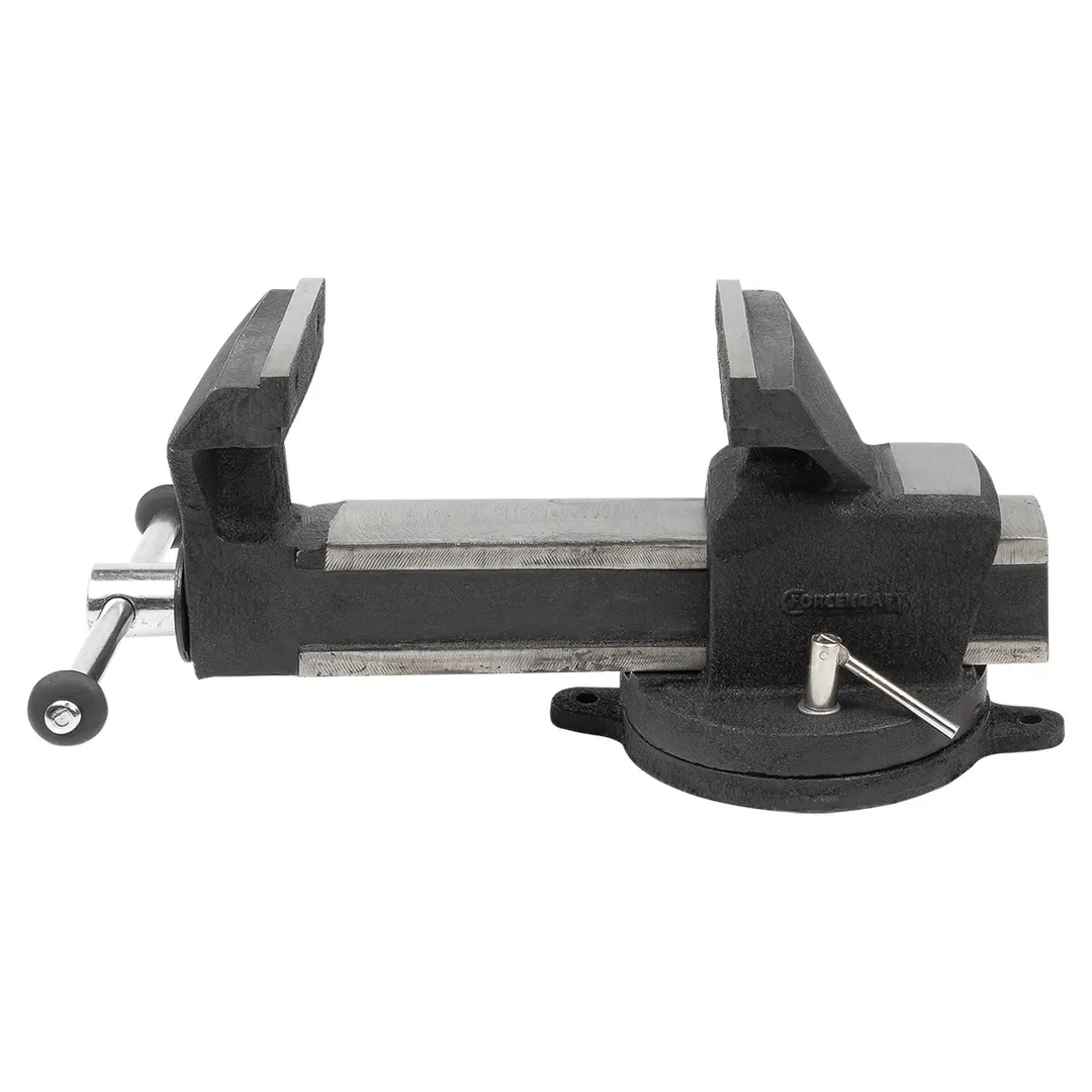 Тиски стальные поворотные с наковальней 6'', 150 мм ForceKraft FK-6540306
