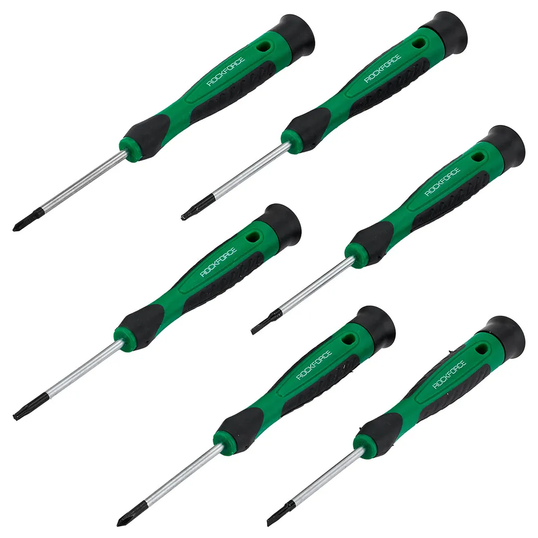 Набор отверток для точных работ SL, PH, PZ, Torx 6 пр RockForce RF-7006P