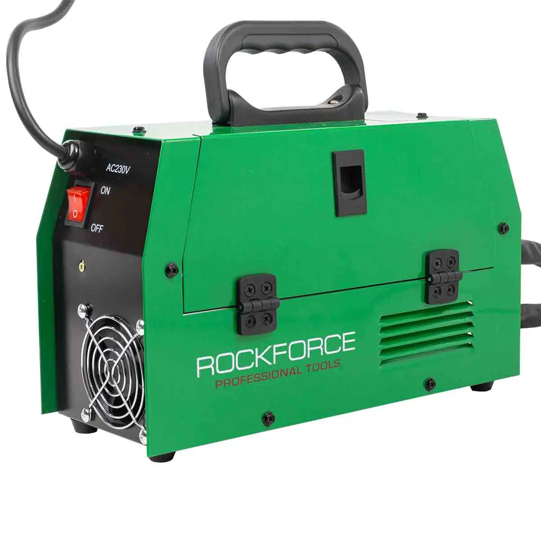 Сварочный аппарат 3.7кВт, 230В, Ø электрода 1.6-3.2 мм, Ø проволоки 0.8-1 мм, сварочный ток 20-205А RockForce RF-MIG-205P