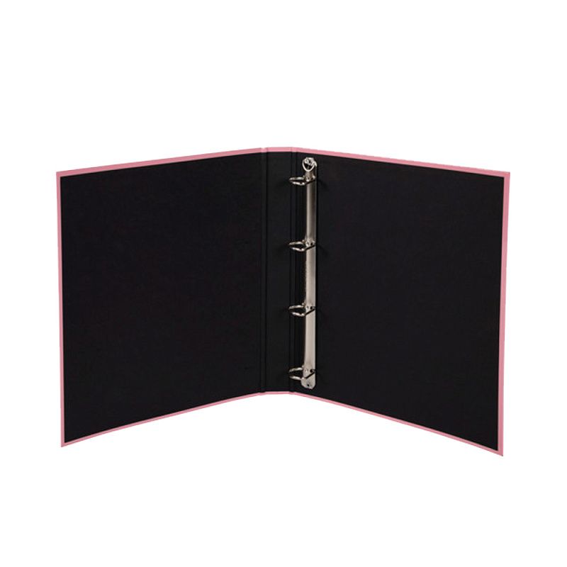 Папка на кольцах "Aquarel", 4 кольца, розовый