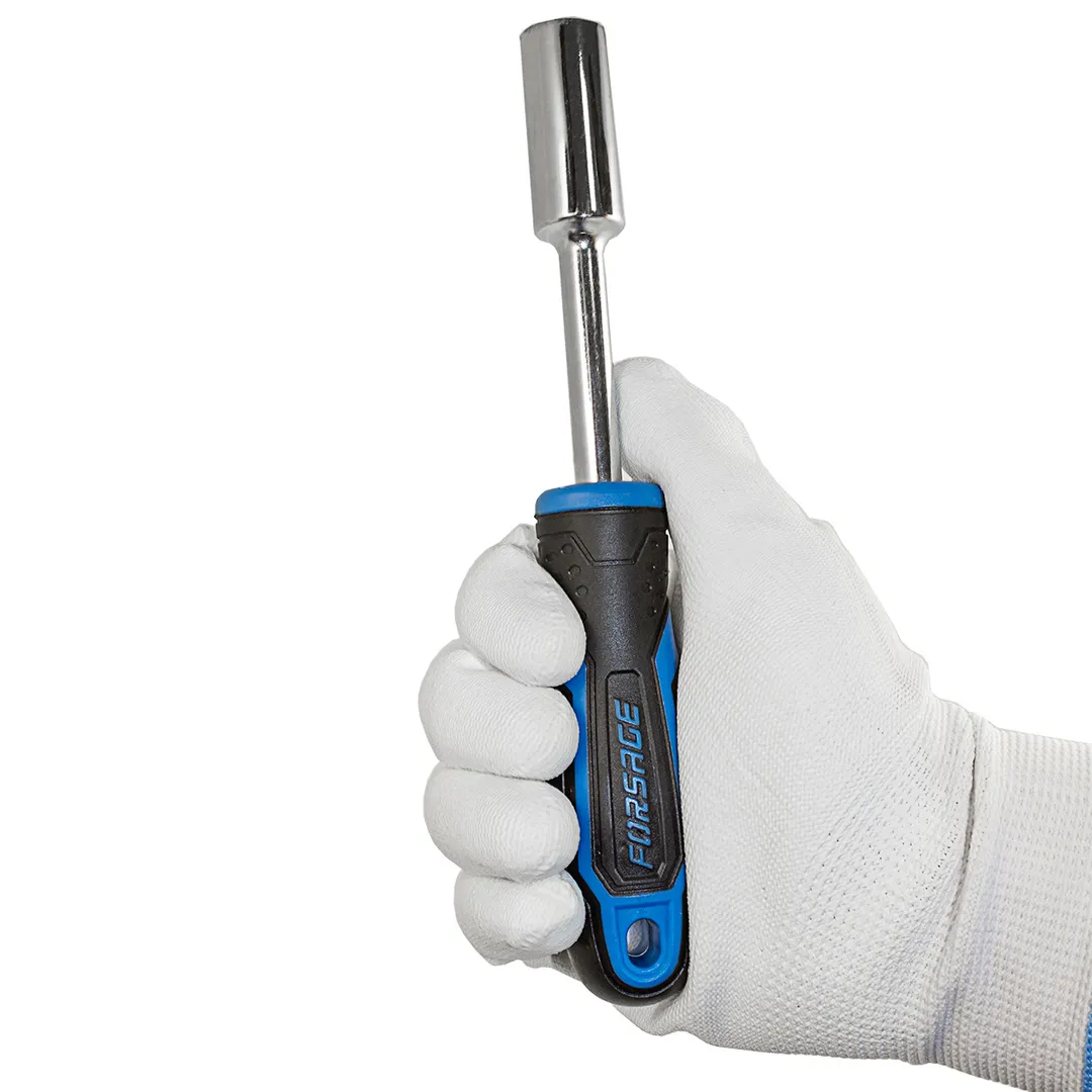 Рукоятка с универсальным захватом болтов и гаек 4-15 мм, L-210 мм Forsage F-30381