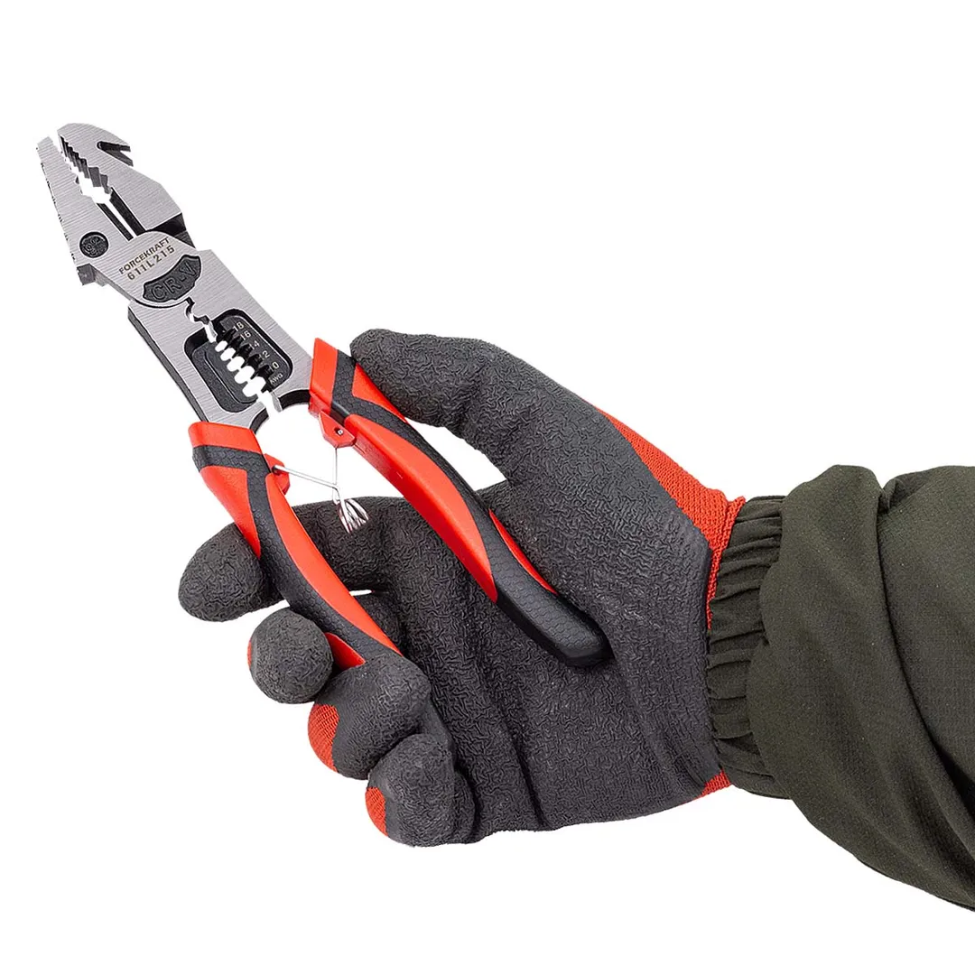 Плоскогубцы комбинированные многофункциональные 220 мм ForceKraft FK-611L215