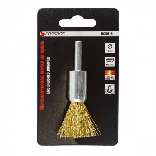 Кордщетка чашеобразная с хвостовиком для дрели Forsage