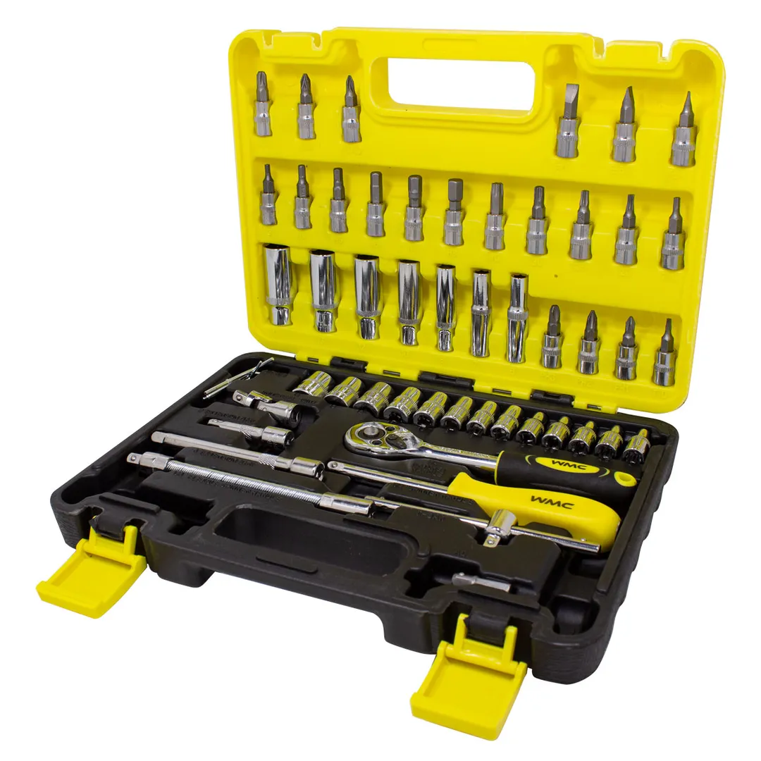 Набор инструментов 53 пр 1/4" 6-гр TOOLS WMC-2531-5 EURO