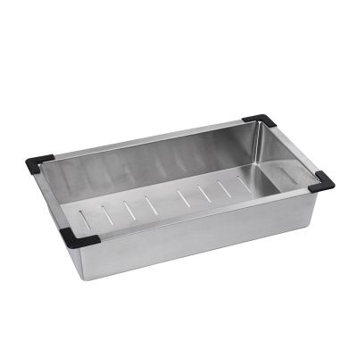 Коландер для кухонной мойки, нержавеющая сталь, сатин WISENT W30410