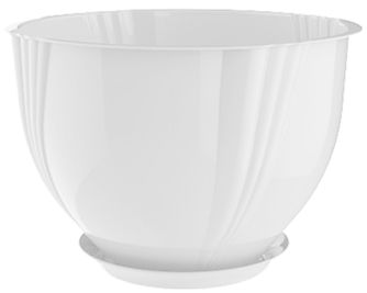 Кашпо Diana 5 л с поддоном (снежно-белый) BEROSSI АС 28501000