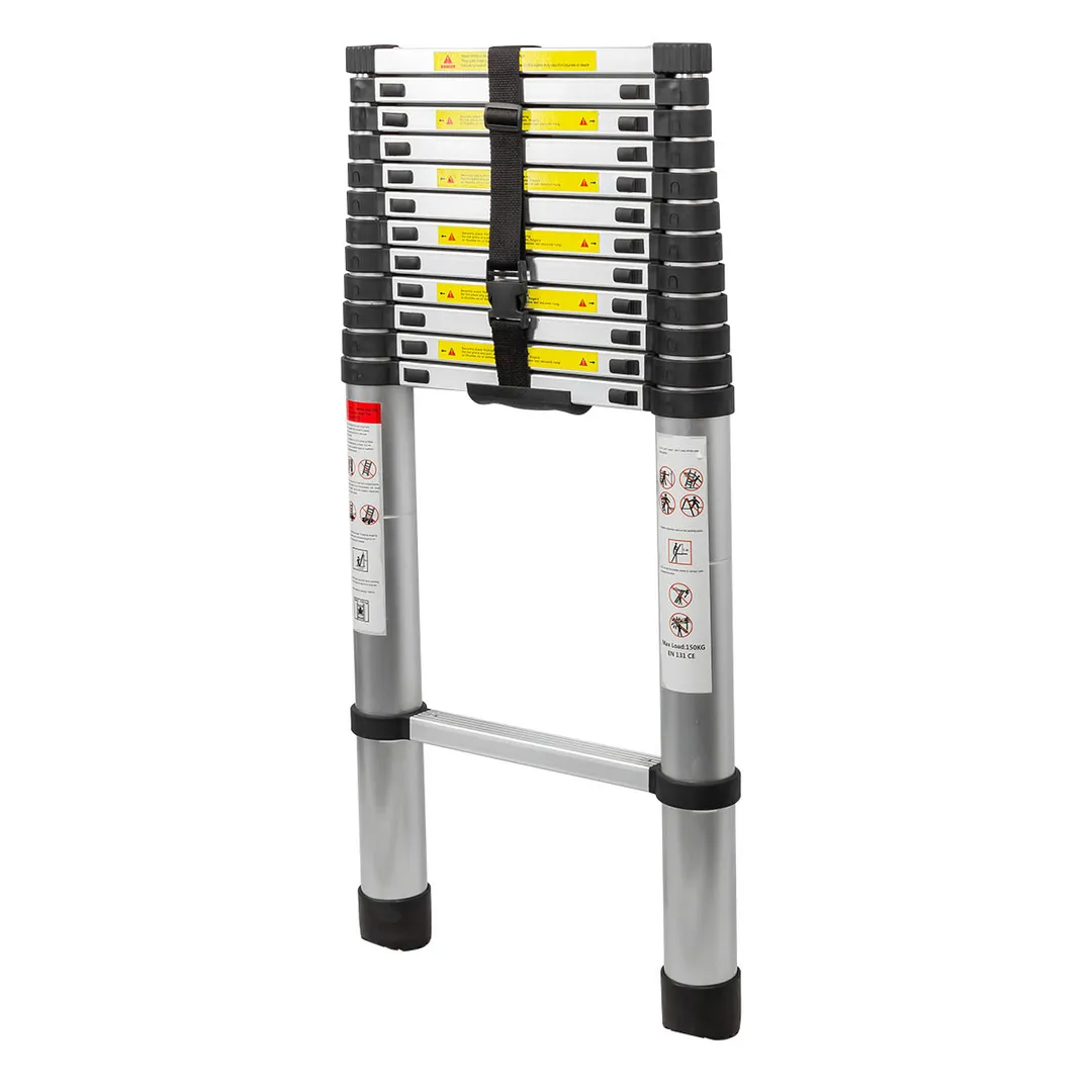 Лестница телескопическая алюм. бытовая 5.0 м, 13 ступ. Forsage F-UP500