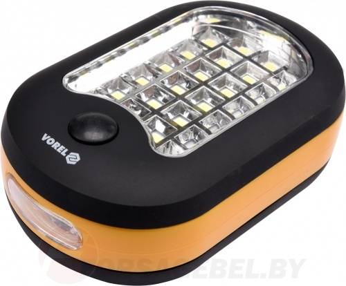 Фонарик светодиодный 24+3LED, 1.5V, 4хААА Vorel 82731