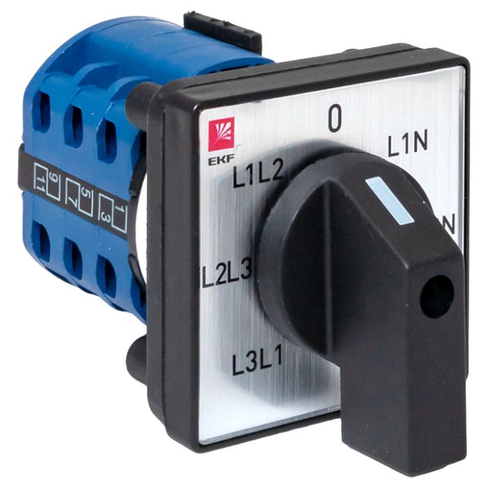 Переключатель кулачковый ПК-1-64 10А для вольтметра EKF PROxima pk-1-64-10