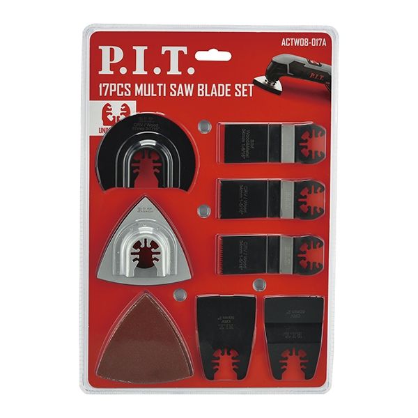 Набор насадок для реноваторов (МФИ) 17шт (ACTW08-017A) PIT ACTW08-017A