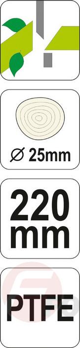 Секатор для живых веток d25 мм. 220 мм. Yato YT-8801