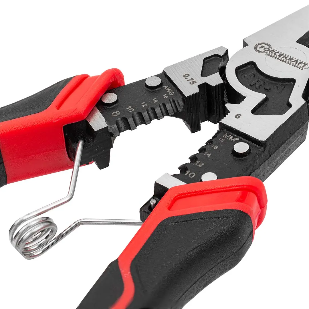 Плоскогубцы многофункциональные 8, 5'' ForceKraft FK-611Y215